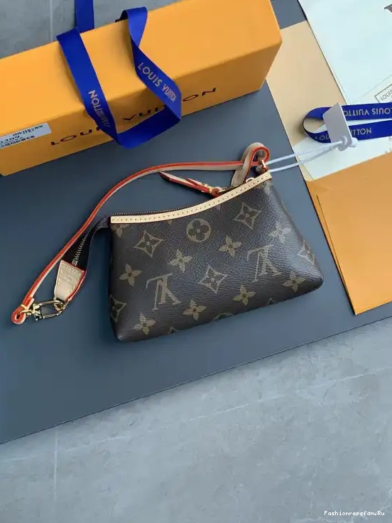 FS CHEAP Mini Delightful Pouch LOUIS Monogram Pochette VUITTON 0606